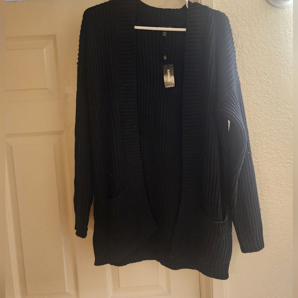 Black cardigan size large